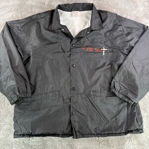 Vintage Ozzy Osbourne Jacket XL Tour Band Coach Jacket USA Cardinal Tag - RARE